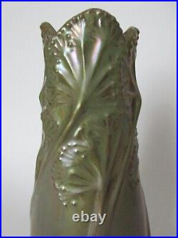 Ancien Vase Art Nouveau De Charles Catteau Vase Ombelles Ceramique Rambervillers