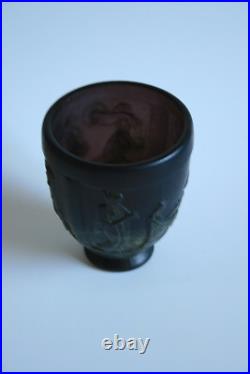 Ancien Vase Art Nouveau Georges De Feure Glass Circa 1915/20