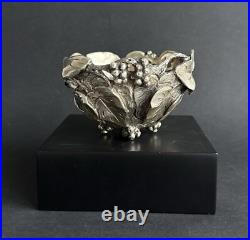 Ancien bol vigne argent massif sterling silver Italy ATTILIO DE LUCA art nouveau Ancien bol vigne argent massif sterling silver Italy ATTILIO DE LUCA art nouveau