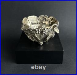 Ancien bol vigne argent massif sterling silver Italy ATTILIO DE LUCA art nouveau Ancien bol vigne argent massif sterling silver Italy ATTILIO DE LUCA art nouveau