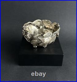 Ancien bol vigne argent massif sterling silver Italy ATTILIO DE LUCA art nouveau Ancien bol vigne argent massif sterling silver Italy ATTILIO DE LUCA art nouveau