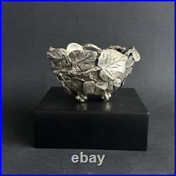 Ancien bol vigne argent massif sterling silver Italy ATTILIO DE LUCA art nouveau Ancien bol vigne argent massif sterling silver Italy ATTILIO DE LUCA art nouveau