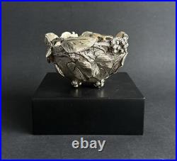 Ancien bol vigne argent massif sterling silver Italy ATTILIO DE LUCA art nouveau Ancien bol vigne argent massif sterling silver Italy ATTILIO DE LUCA art nouveau