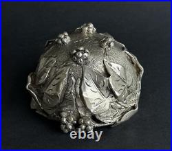 Ancien bol vigne argent massif sterling silver Italy ATTILIO DE LUCA art nouveau Ancien bol vigne argent massif sterling silver Italy ATTILIO DE LUCA art nouveau