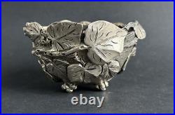 Ancien bol vigne argent massif sterling silver Italy ATTILIO DE LUCA art nouveau Ancien bol vigne argent massif sterling silver Italy ATTILIO DE LUCA art nouveau