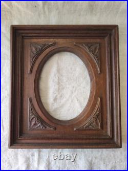 Ancien cadre art nouveau feuillure 24 cm x 19 frame photo gravure peinture