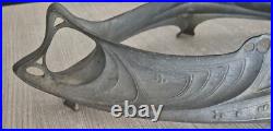 Ancien centre de table Art Nouveau Juventa Prima Métal