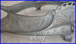 Ancien centre de table Art Nouveau Juventa Prima Métal