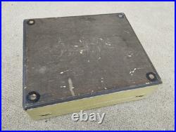 Ancien coffret nécessaire toilette chaussures DUPONT art nouveau chardon peint