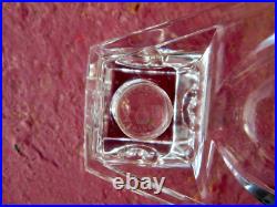 Ancien encrier double cristal Baccarat Art Nouveau Déco Moderniste design Adnet