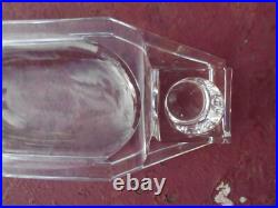 Ancien encrier double cristal Baccarat Art Nouveau Déco Moderniste design Adnet