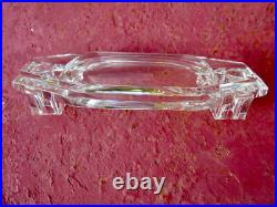 Ancien encrier double cristal Baccarat Art Nouveau Déco Moderniste design Adnet