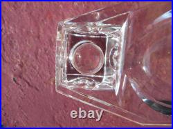 Ancien encrier double cristal Baccarat Art Nouveau Déco Moderniste design Adnet