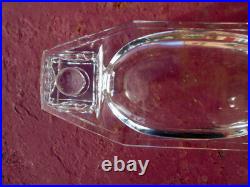 Ancien encrier double cristal Baccarat Art Nouveau Déco Moderniste design Adnet