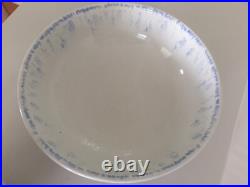 Ancien ensemble de toilette art nouveau faïence K et G Lunéville /pavots mauves