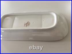 Ancien ensemble de toilette art nouveau faïence K et G Lunéville /pavots mauves