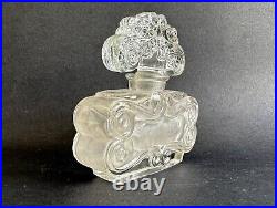 Ancien flacon de parfum cristal art nouveau Rival Paris Huis clos belle de jour