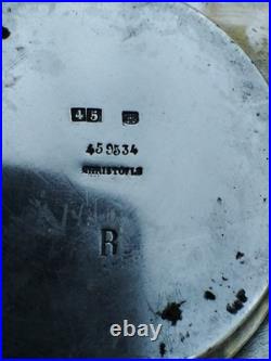 Ancien grand chauffe-plat, christofle métal argenté dessous de plat Art Nouveau