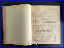 Ancien livre Chés Hortillonages 1900 Edouard David Art Nouveau floral Amiens Ancien livre Chés Hortillonages 1900 Edouard David Art Nouveau floral Amiens