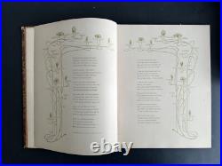 Ancien livre Chés Hortillonages 1900 Edouard David Art Nouveau floral Amiens Ancien livre Chés Hortillonages 1900 Edouard David Art Nouveau floral Amiens