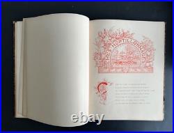 Ancien livre Chés Hortillonages 1900 Edouard David Art Nouveau floral Amiens Ancien livre Chés Hortillonages 1900 Edouard David Art Nouveau floral Amiens