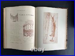 Ancien livre Chés Hortillonages 1900 Edouard David Art Nouveau floral Amiens Ancien livre Chés Hortillonages 1900 Edouard David Art Nouveau floral Amiens