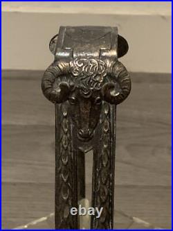 Ancien panier centre de table au belier Art Nouveau 1900
