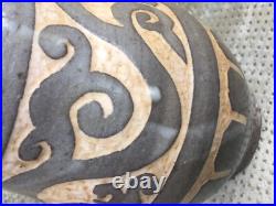 Ancien pied de lampe terre cuite savoie art nouveau deco