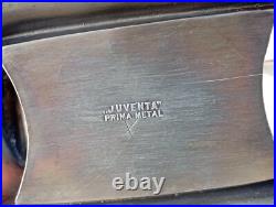 Ancien porte condiments huile/vinaigre art nouveau 1900 JUVENTA PRIMA METAL