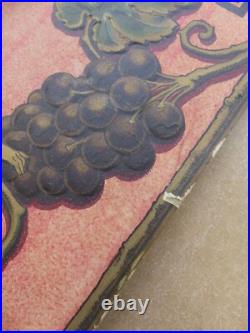 Ancien porte courrier BYRRH carton Bacchus art nouveau quinquina raisin pub Ancien porte courrier BYRRH carton Bacchus art nouveau quinquina raisin pub