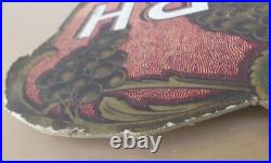 Ancien porte courrier BYRRH carton Bacchus art nouveau quinquina raisin pub
