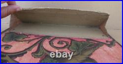 Ancien porte courrier BYRRH carton Bacchus art nouveau quinquina raisin pub