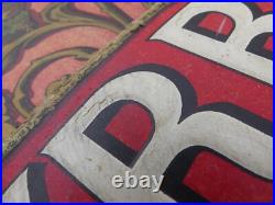 Ancien porte courrier BYRRH carton Bacchus art nouveau quinquina raisin pub Ancien porte courrier BYRRH carton Bacchus art nouveau quinquina raisin pub