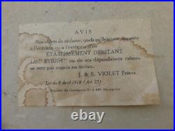 Ancien porte courrier BYRRH carton Bacchus art nouveau quinquina raisin pub Ancien porte courrier BYRRH carton Bacchus art nouveau quinquina raisin pub