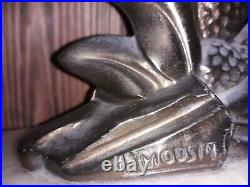 Ancien régule LES GAZELLES signée LIMOUSIN art déco, art nouveau. Bronze
