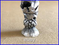 Ancien sceau / cachet de cire ART NOUVEAU bronze argenté signé KAUFFER à NANCY