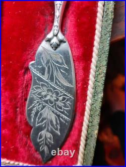 Ancien service à mignardises en argent massif Art Nouveau 1900 j crossard