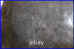 Ancien service en ETAIN ART NOUVEAU fumeur tabac DECOR NENUPHAR signé E. FRERES Ancien service en ETAIN ART NOUVEAU fumeur tabac DECOR NENUPHAR signé E. FRERES