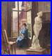 Ancien-tableau-art-nouveau-atelier-ecole-de-Nancy-portrait-femme-peintre-Hoffman-01-dpdm
