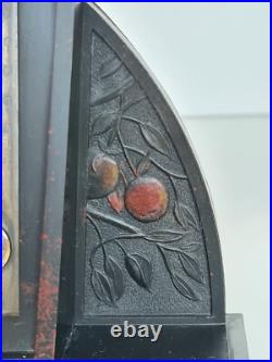 Ancien thermomètre en bakélite décor Art-Nouveau marque ÉGÉ déposé vers 1930-40