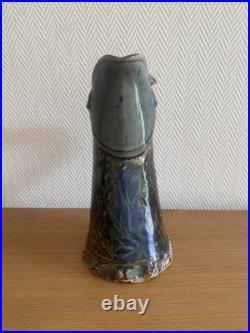 Ancienne Carafe En Gres Émaillée Art Nouveau