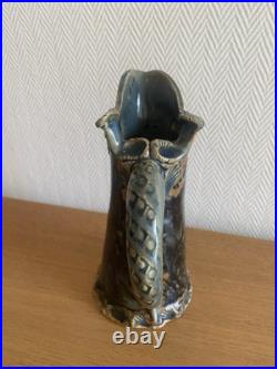 Ancienne Carafe En Gres Émaillée Art Nouveau