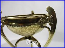 Ancienne Coupe Tripode En Bronze Art Nouveau Jugendstil Cup Art New