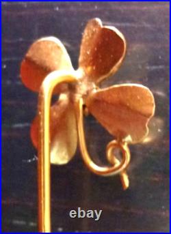 Ancienne Epingle A Cravate, Broche, Grenat, Or 18 Carats, Art Nouveau, Ecrin Ancienne Epingle A Cravate, Broche, Grenat, Or 18 Carats, Art Nouveau, Ecrin