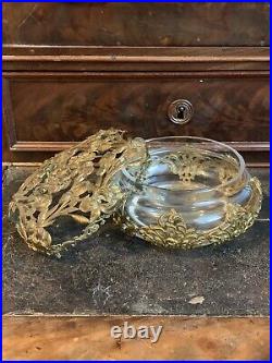 Ancienne boite a bijoux bonbons irys Art Nouveau 1900