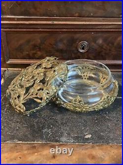 Ancienne boite a bijoux bonbons irys Art Nouveau 1900