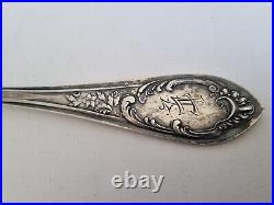 Ancienne grande louche lettone en argent 0.875 184 gr 1930 Art Nouveau