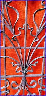 Ancienne grille de porte en métal ART NOUVEAU