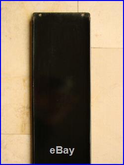 Ancienne plaque tole émaillée Art Nouveau N°2 Décoration Loft Enamel Sign