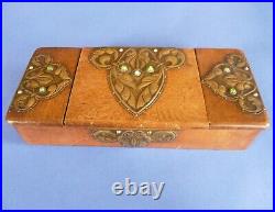 Ancient Old Jugendstil Boxe Belle Rare Boite Ancienne Napoleon III Art Nouveau